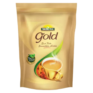 Tata Gold with 15% Long Leaves Black Tea Pouch  (750 g)