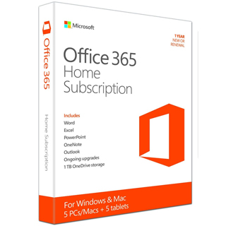 Office 365 Home Yearly Subscription at Rs.4619