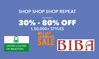 Oh My Jabong Sale - Flat 30 To 80% Off