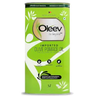 Flat 60% OFF on Oleev Pomace Olive Oil- For Everyday Cooking, Tin, 5L