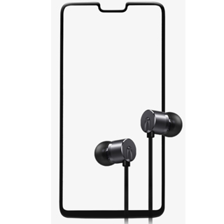Pay Rs.2079 to buy OnePlus 6 3D Tempered Glass + Bullets Headphones