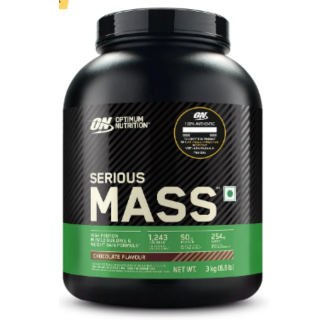 Bestseller - Optimum Nutrition Serious Mass (3kg) At Just Rs.2109 | Coupon - "HYUGA10" + GP cashback !!
