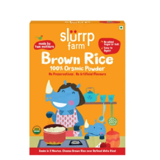 100% Organic Brown Rice Powder (First food)