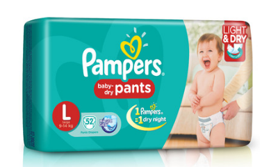 Pampers Pants Diaper Large Size (52 Pieces)