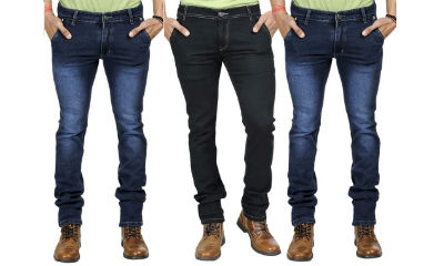 Paris Polo Combo Of 3 Fashion Stretch Jeans - 3 Jeans