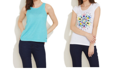 Pepe Jeans Top Starts at Rs. 250 - 75% Off