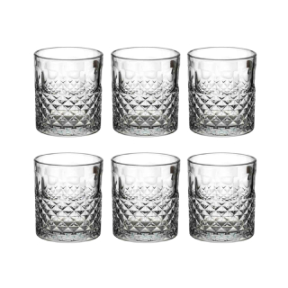 Pepperfry Glass  [Set of 6] @ Just 279   + Flat 3.5% GP cashback