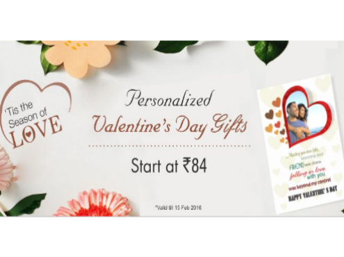 Personalized Valentine's Day Gifts Start at Rs.84