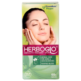 Get 10% OFF On Herboglo Herbal Capsules For Acne/pimples & Radiant Glowing Skin Care (60)