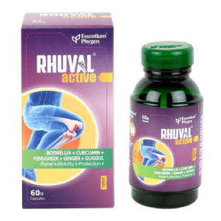 Get 10% OFF On Rhuval Active Capsules For Inflammation & Joint Pain Relief (60)