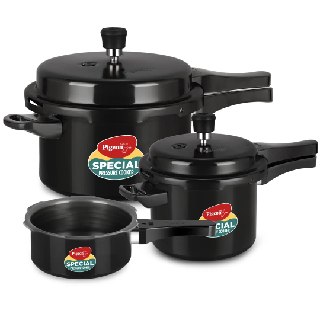 Pigeon By Stovekraft Pressure Cooker Combo - 2 L , 3 L and 5 L at Rs 2199