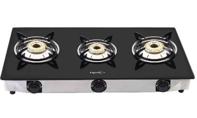 Pigeon Favourite 3 Burner Glass Top Gas Stove