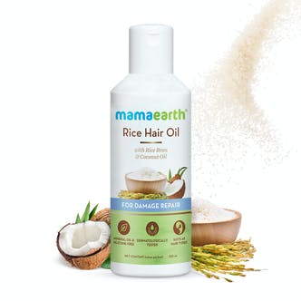 Rice Hair Oil with Rice Bran and Coconut Oil For Damage Repair - 150ml