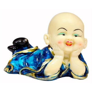 Rs. 169 for Blue Polyresin Laughing Buddha Idol