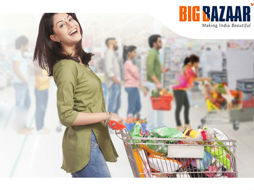 Rs.3000 Cashback on Shopping of Rs.5000 on Big Bazaar Stores from 21-23 July