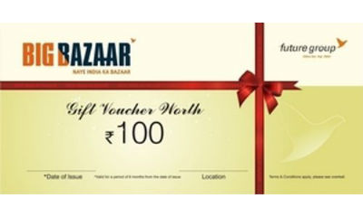 Rs. 500 Big Bazaar Gift Voucher Via Mobikwik