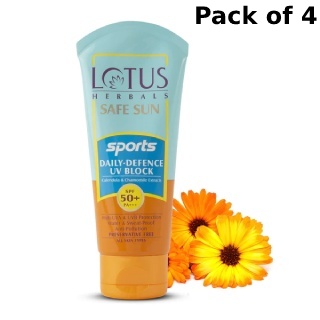 Pack of 4 UV Block Sunscreen SPF 50 at Rs.819 (After BOGO off + 5% Prepaid off + GP Cashback)