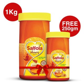 Saffola Pure Honey 1kg ,250g Free at Rs.430