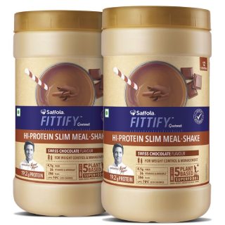 Hi-Protein Slim Meal shake, 420 gm Buy 1 Get 1 Free at Rs.899