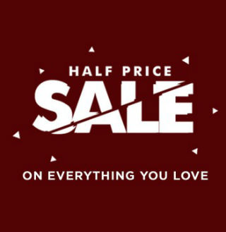 Half Price Sale + 15% Extra Off on Rs.3499