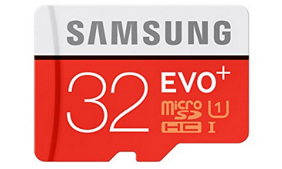 Samsung Evo+ 32GB Class 10 micro SDHC Card