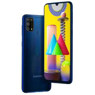 Samsung Galaxy M31 (Ocean Blue, 8GB RAM, 128GB Storage) at Rs.15749 (after bank offer) + 6 Months Free Screen Replacement for Prime