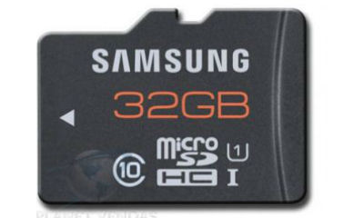 Samsung Memory Card 32 GB Class 10 MicroSD