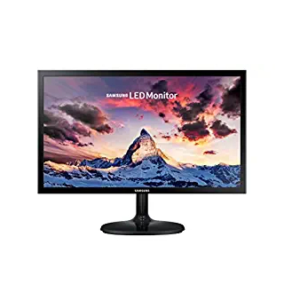 Samsung S19F350HNW 18.5-inch AH IPS LED Monitor (Black) (Not A TV)