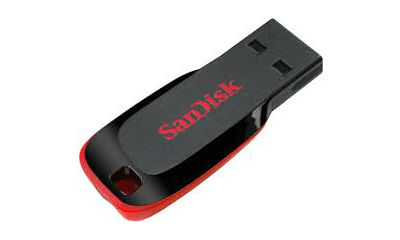 SanDisk Cruzer Blade 32GB USB Flash Drive + Rs. 200 GV Free