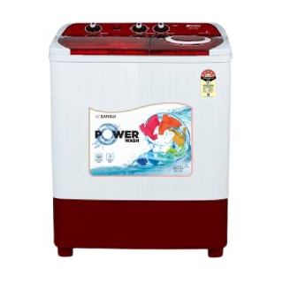 Buy Sansui 7 kg 5 Star Rating Semi Automatic Top Load Red, White at best price