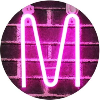 Satyam Kraft Marquee Alphabet Shaped Neon Led Light for Home Decoration and Wall Lamp 22.5cm