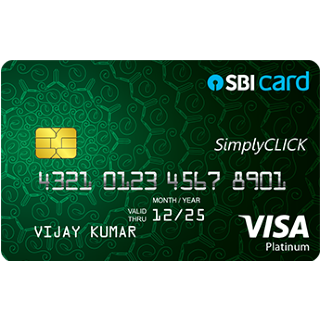 Apply for SBI Simply CLICK Credit Card: Earn 10X Rewards & Amazon gift card worth Rs.500
