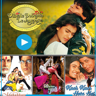 Watch DDLJ, KKHH, Mohabbatein on Amazon Prime Video| Join Prime at Rs.129