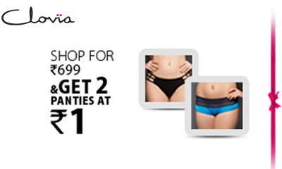 Shop for Rs.699 And Get 2 panties At Rs.1