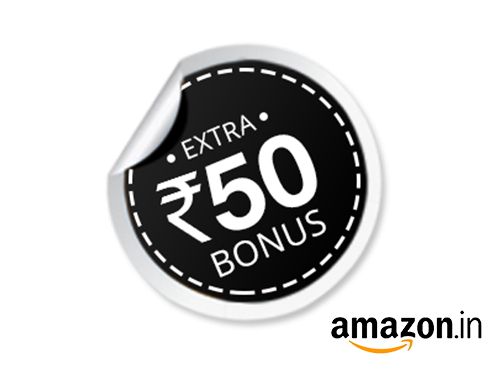 Shop On Amazon & Get 10.5% CashBack + Free Rs.50 Bonus