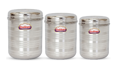 Shubham Kitchen Steel Container
