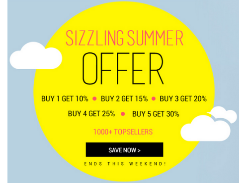 Sizzling Summer Offers On 1000+ Topsellers