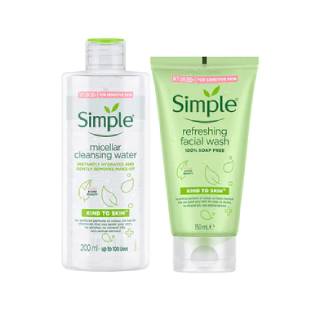 Flat 40% Off on Value Bundles on Simple Skincare