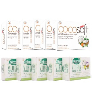 Pack of 10 Coconut Soap at Rs.120 (After Rs.450 GP Cashback)