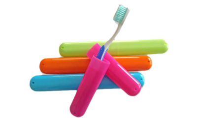 SOI Toothbrush Antibacterial Travel Covers - 4 pcs Set