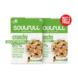 Millet Muesli - Crunchy | 400g + 400g (BUY 1 Get 1 Free)