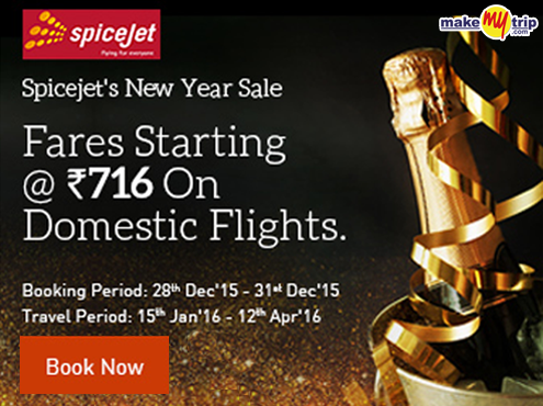 SpiceJet Domestic Flight Booking Starts At Rs.716