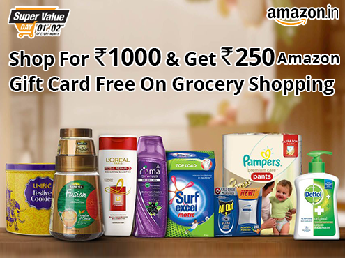 Ends Midnight - Shop For Rs.1000 & Get Rs.250 Gift Card Free