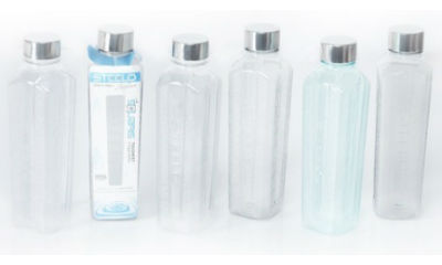 Steelo White Plastic 1000 ML Bottle - Set of 6