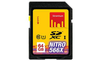 Strontium 64 GB NITRO SDXC NITRO 566X Memory Card