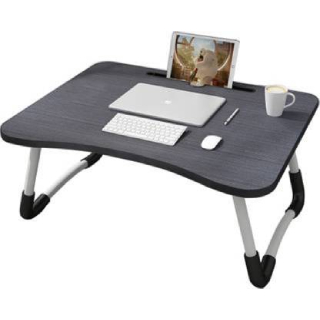 80% off on Royatto Wood Portable Laptop Table  (Finish Color - Black)