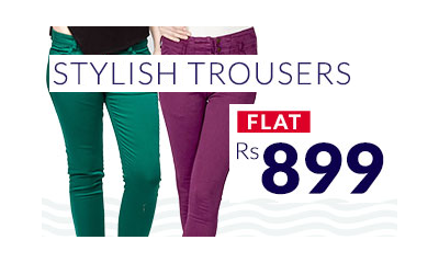 Stylish Women Trousers Flat Rs. 899