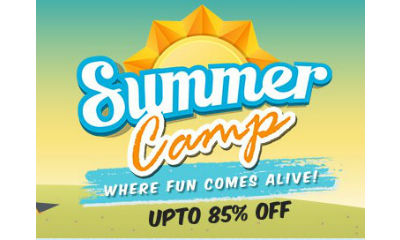 Summer Vacations Sale : Upto 85% Off