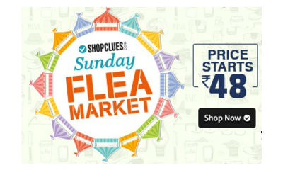 Sunday Flea Market Starts At Rs. 48 + 10% CB Via MobiKwik