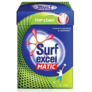 Surf Excel Matic Top Load Detergent Powder, 2 kg at Rs.349